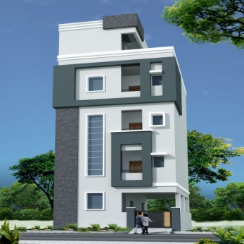 JNTU G+3 with Penthouse — 70 Sq. Yards